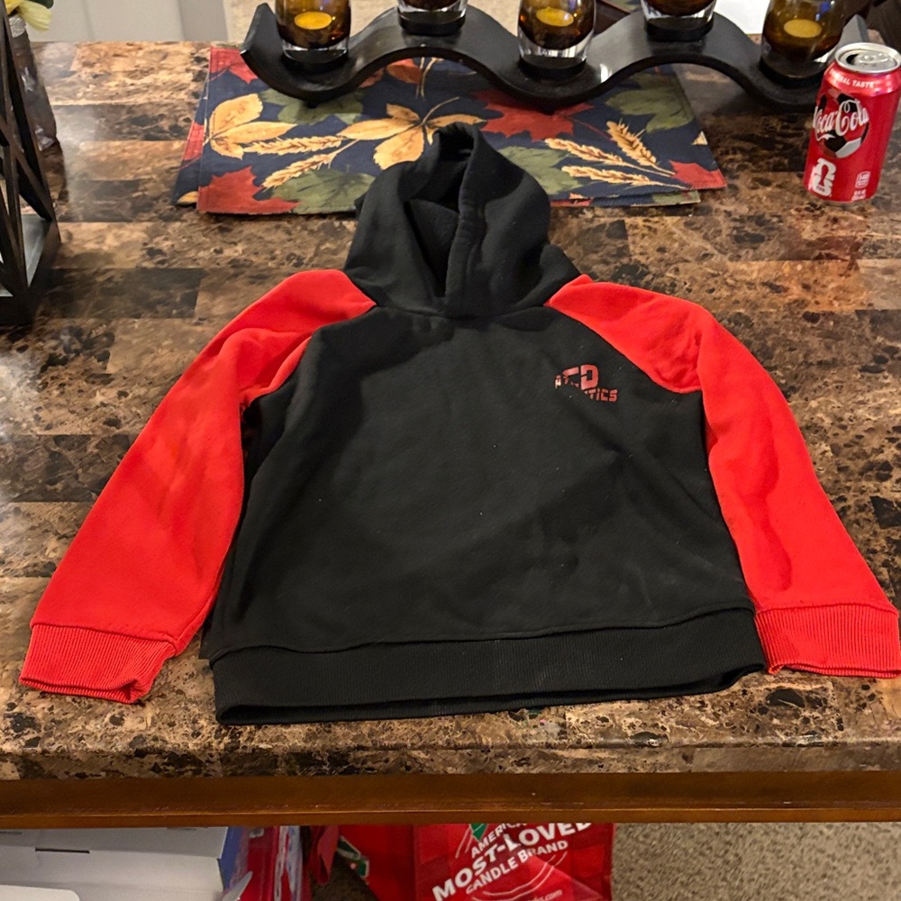 Kids Black and Red Hoodie